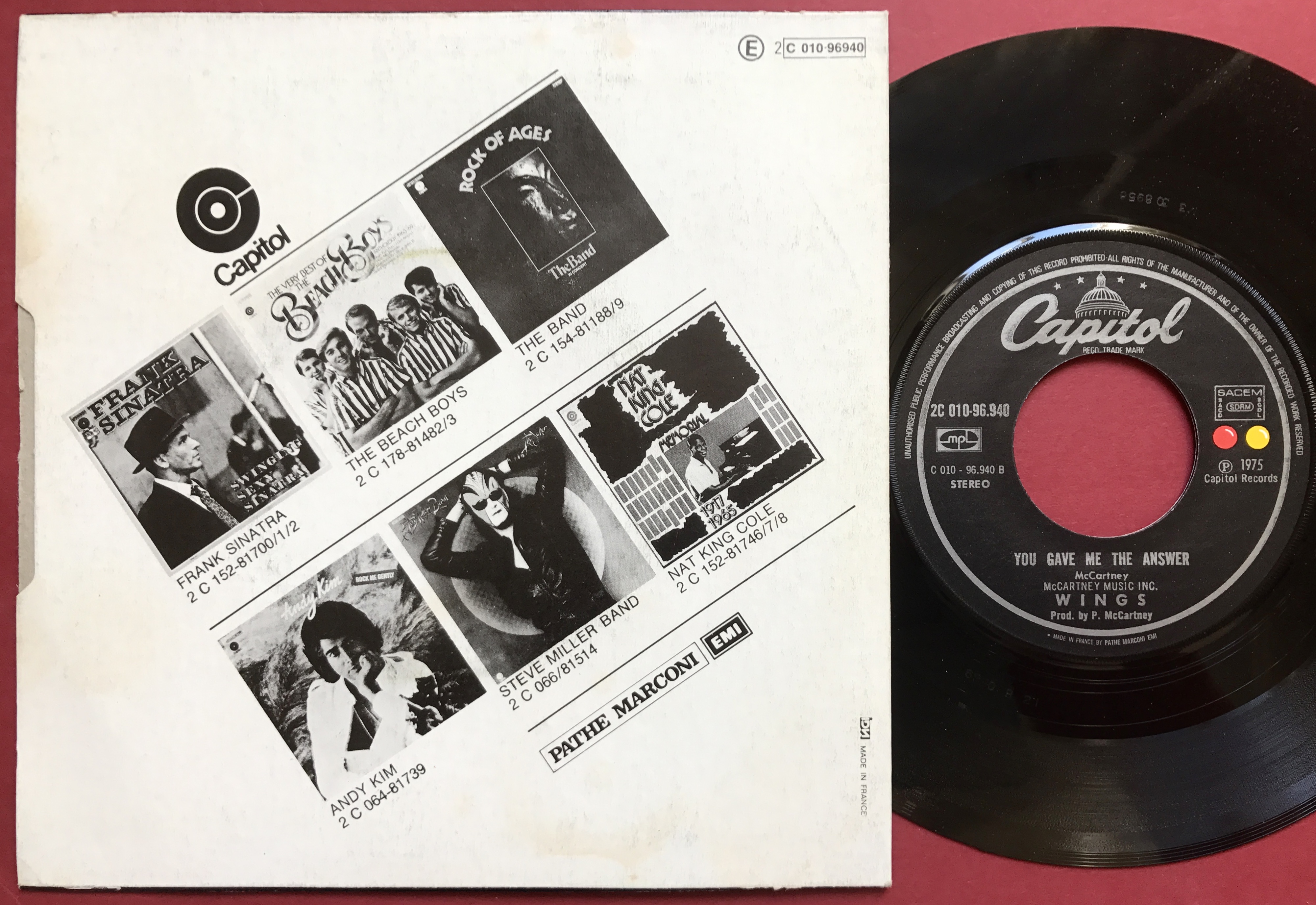 Nostalgipalatset PAUL McCARTNEY & WINGS (Beatles) Letting go 7