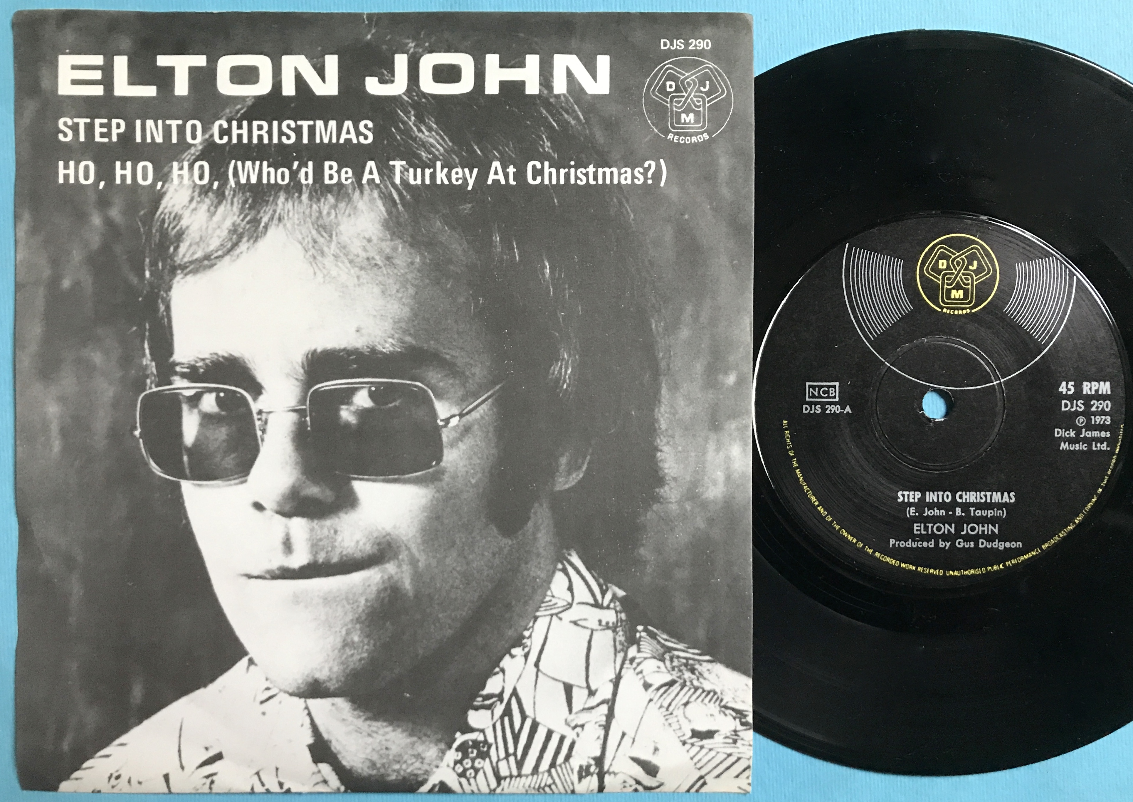 Nostalgipalatset ELTON JOHN Step into christmas Swe PS 1973