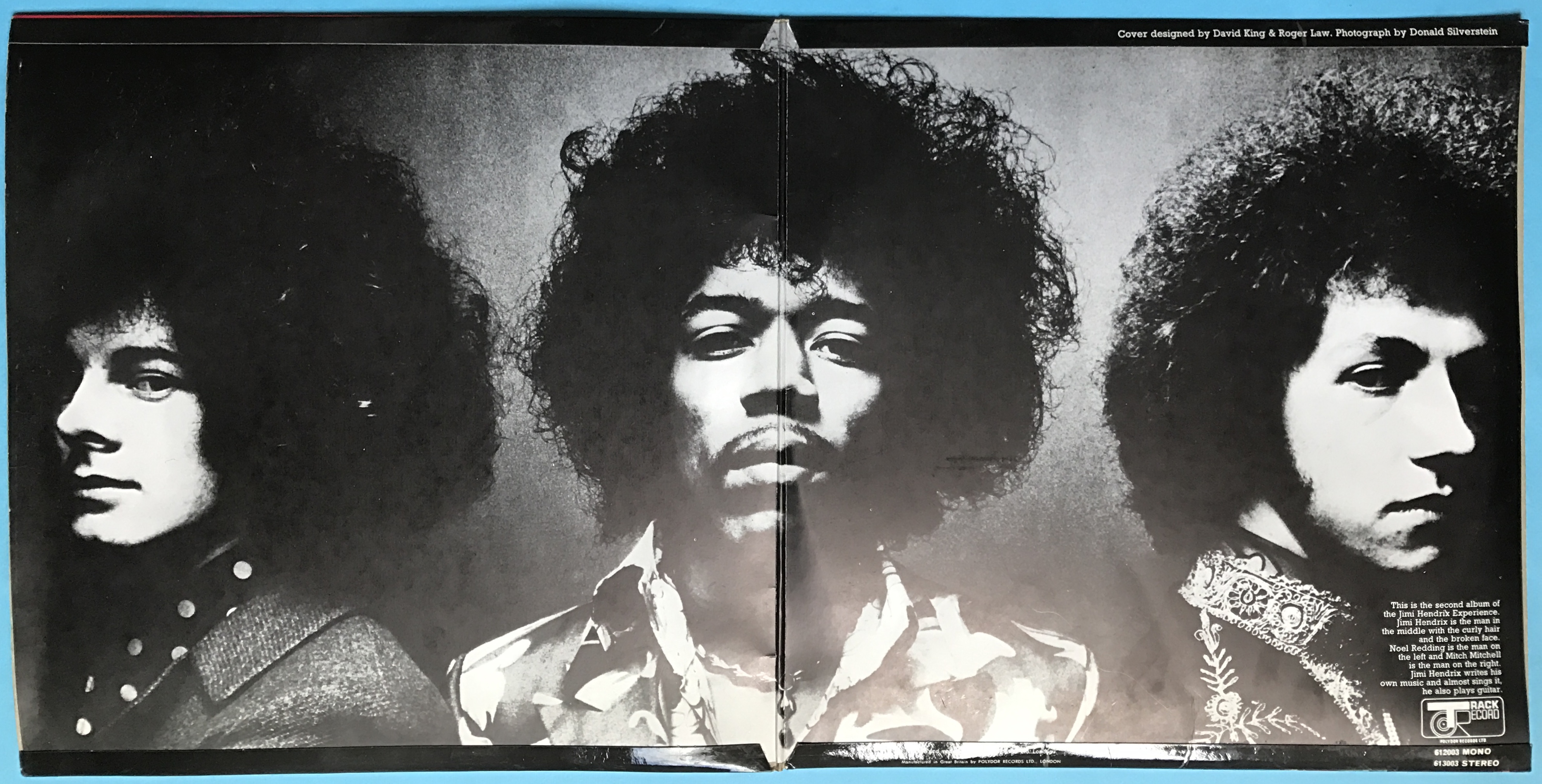 Nostalgipalatset JIMI HENDRIX Axis bold as love UKorig MONO LP