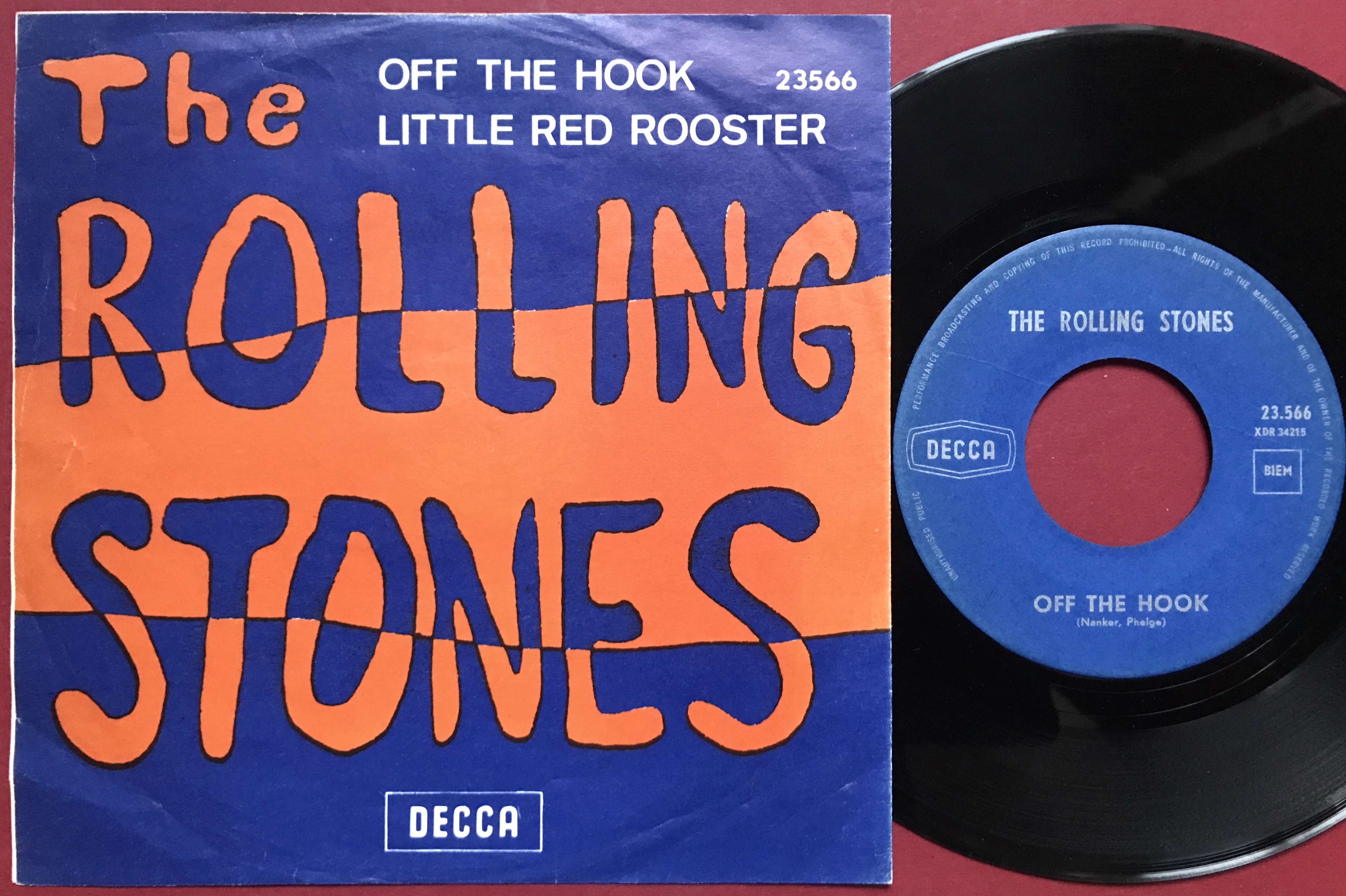 Nostalgipalatset ROLLING STONES Off the hook Belgien AS 1964