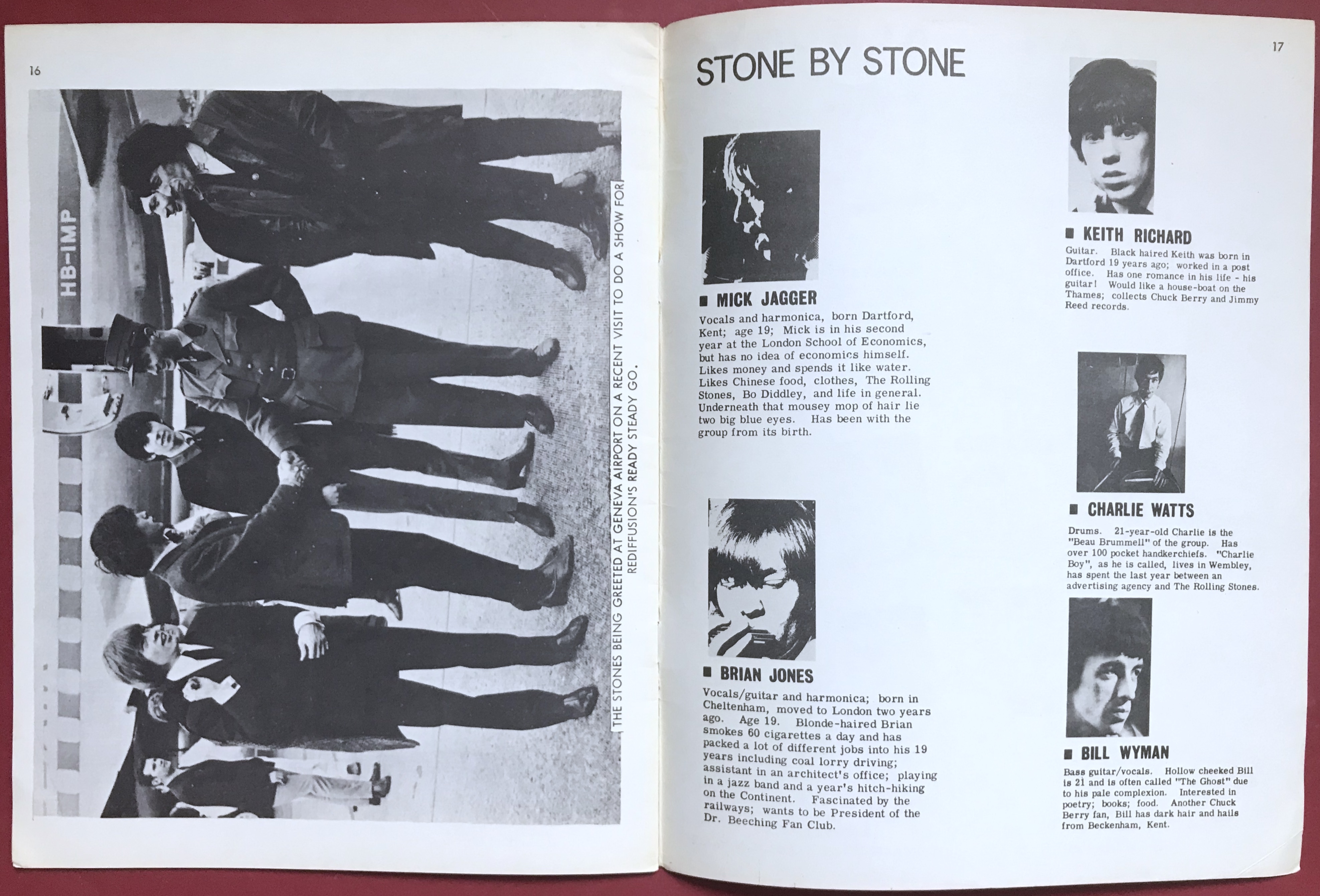 Nostalgipalatset ROLLING STONES Album of song hits with photographs