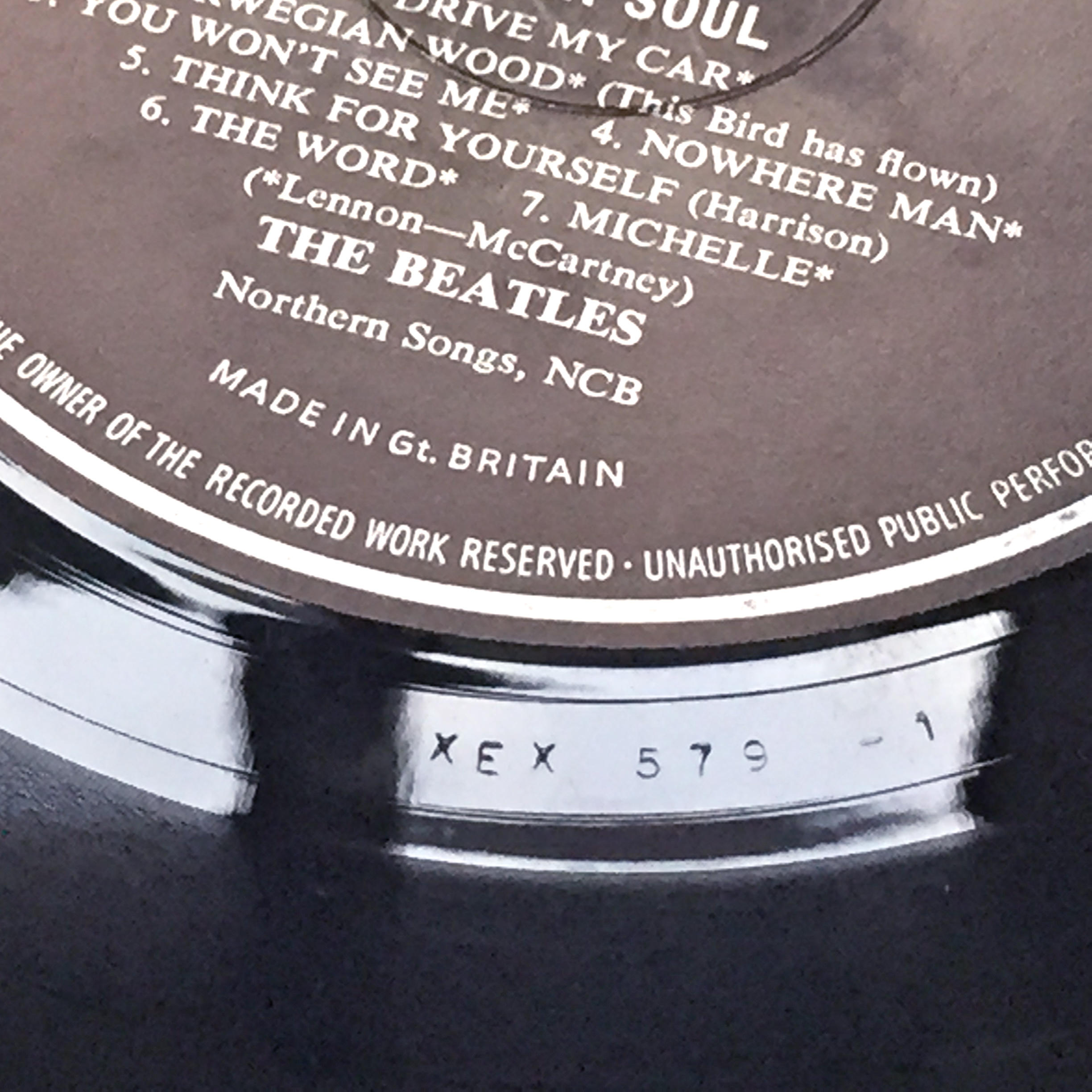 Nostalgipalatset BEATLES Rubber Soul "LOUD CUT" UKorig LP 1965