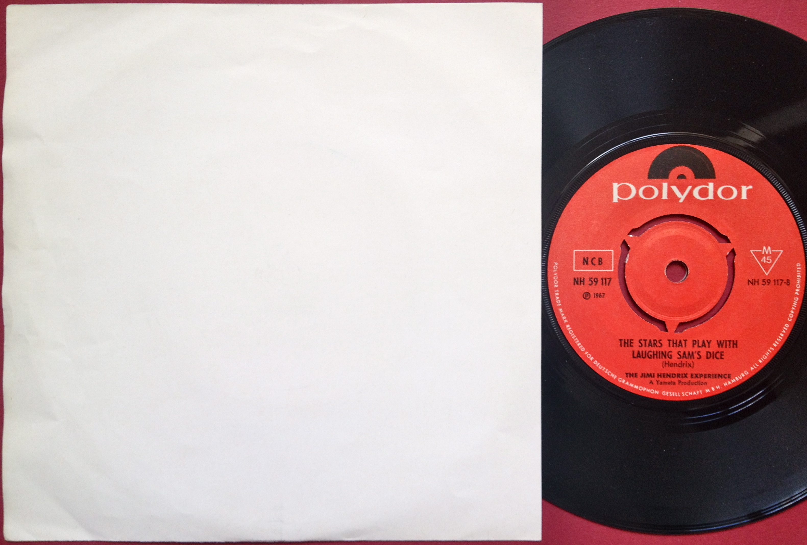 Nostalgipalatset JIMI HENDRIX Burning of the midnight lamp Norway