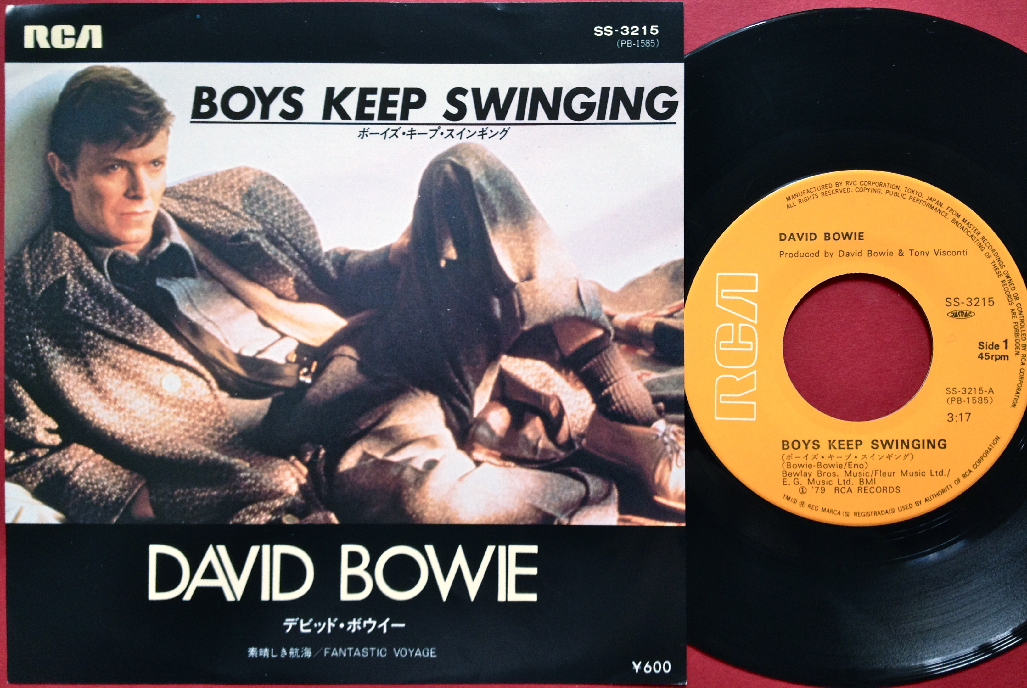 Nostalgipalatset DAVID BOWIE Boys keep swinging Japan PS 1979