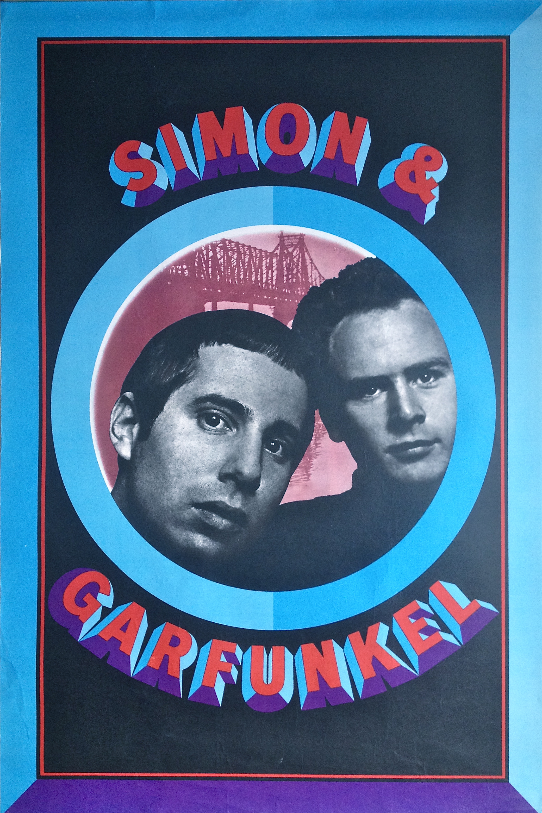 Nostalgipalatset SIMON & GARFUNKEL Bookends? (ca 1968) Promo poster
