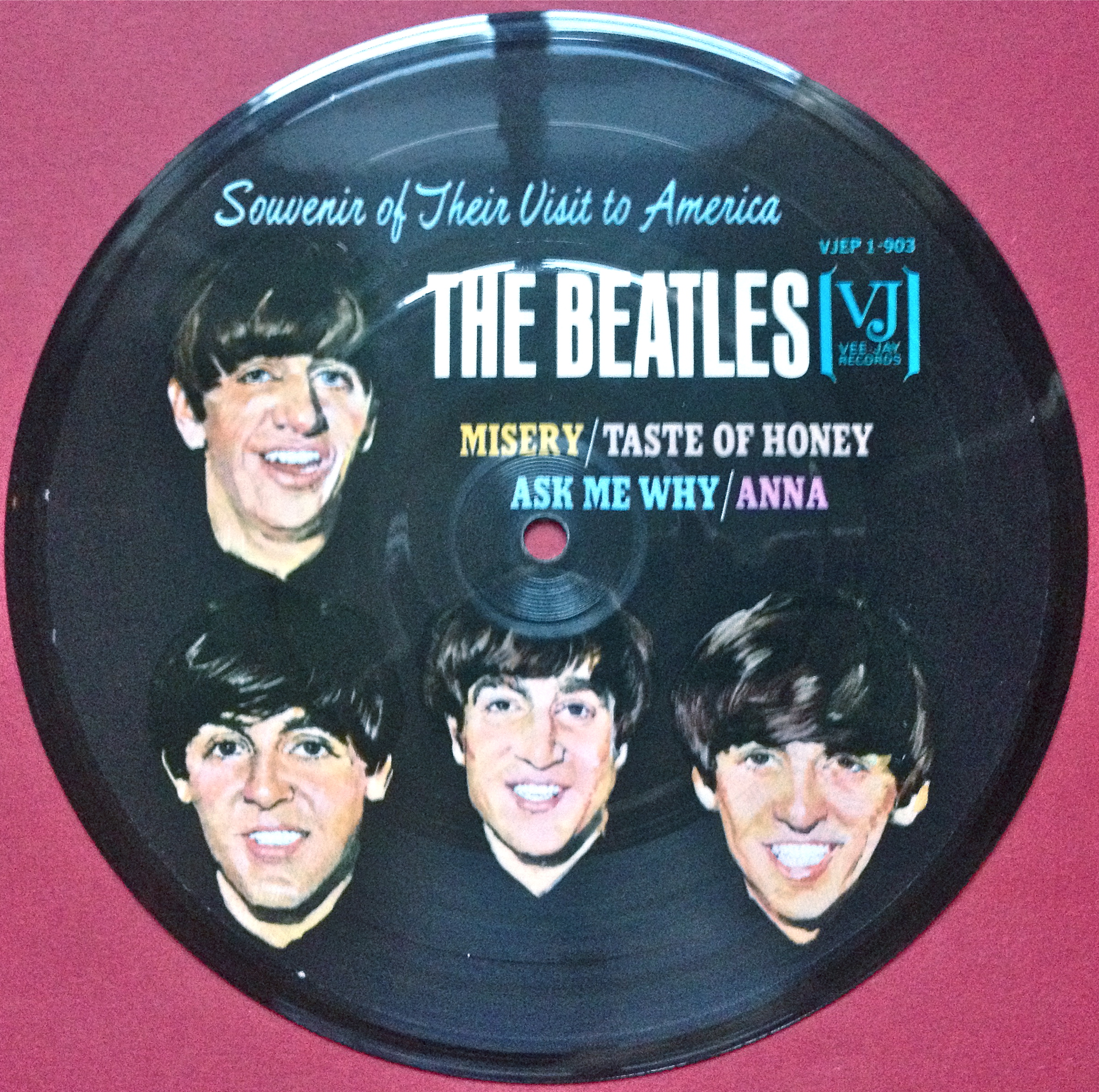 Beatles Souvenir Of Their Visit To America Beatles Souvenir Of Their Visit To America