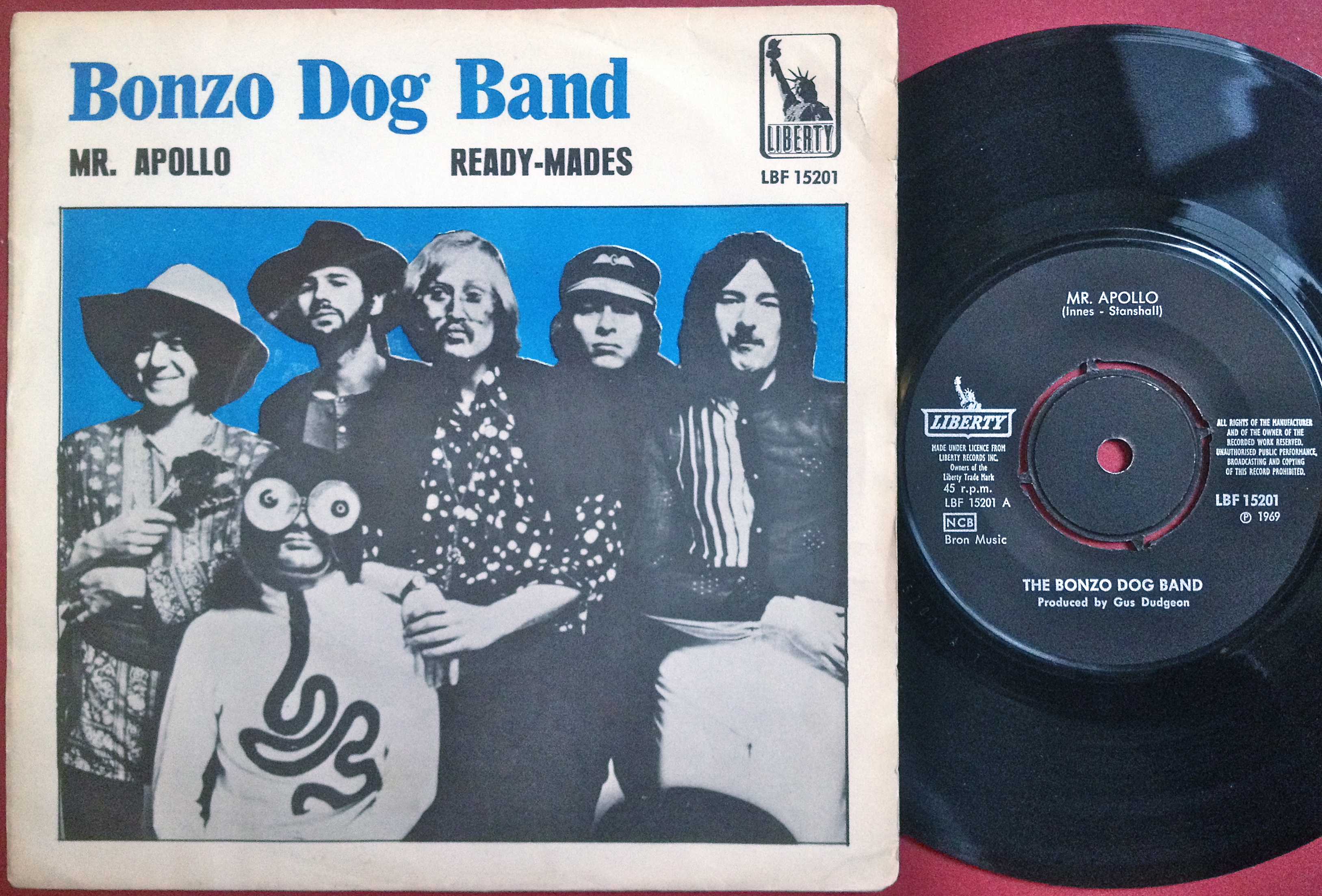 Nostalgipalatset BONZO DOG BAND Mr. Apollo Swe PS 1969