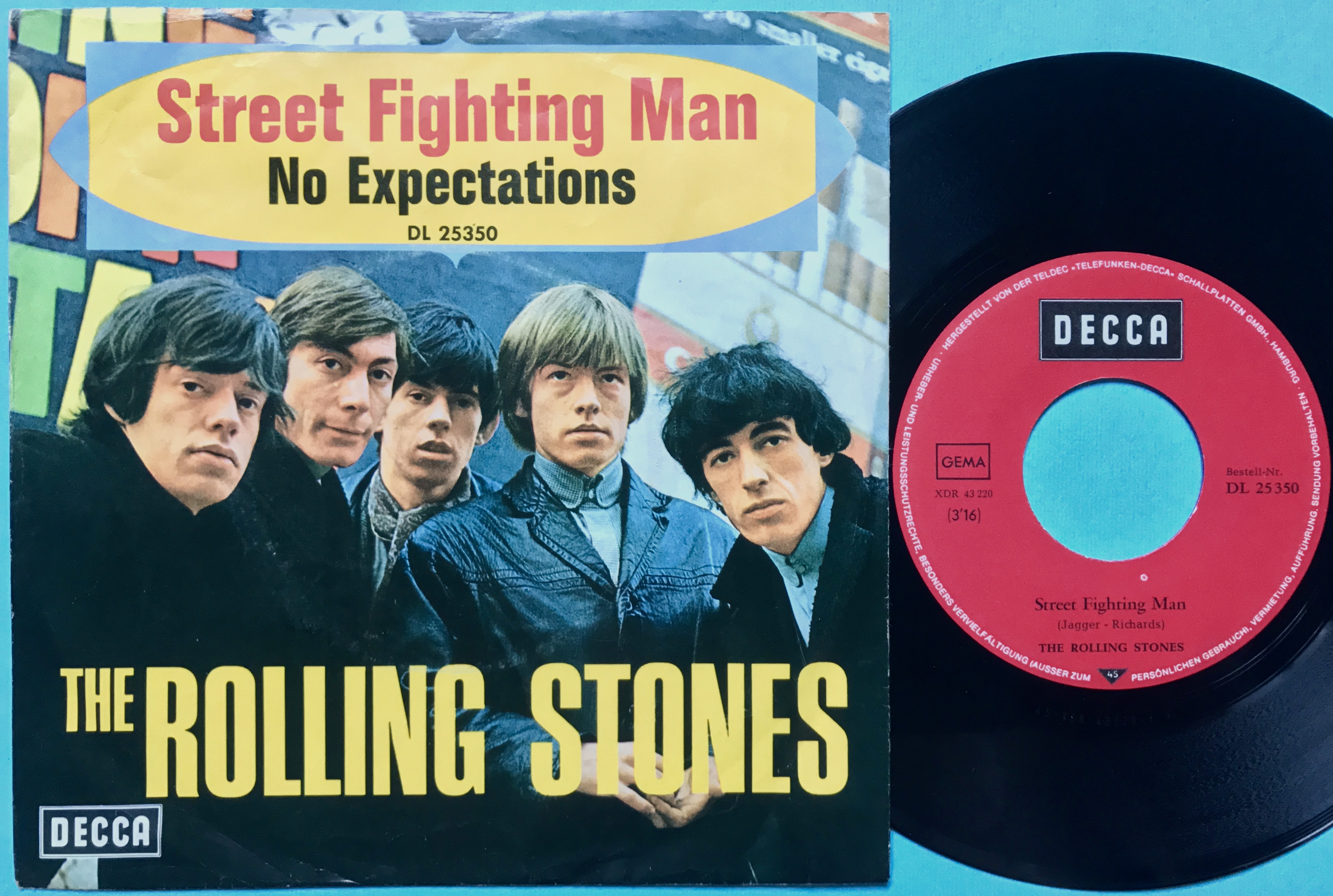 Nostalgipalatset ROLLING STONES Street fighting man Ger PS 1968