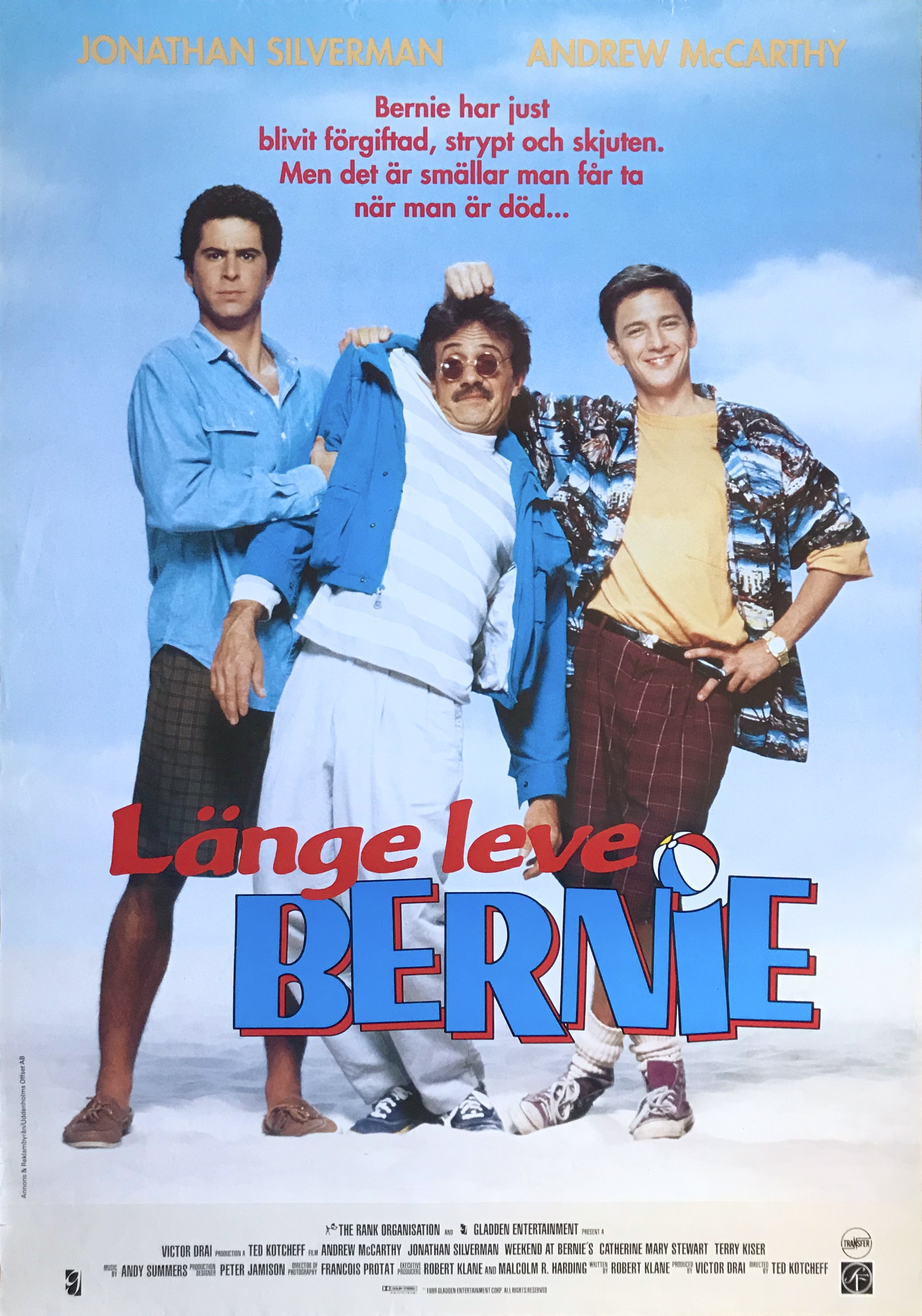 Weekend At Bernies 2 Soundtrack Free Download Nostalgipalatset - WEEKEND AT BERNIE´S (1989)