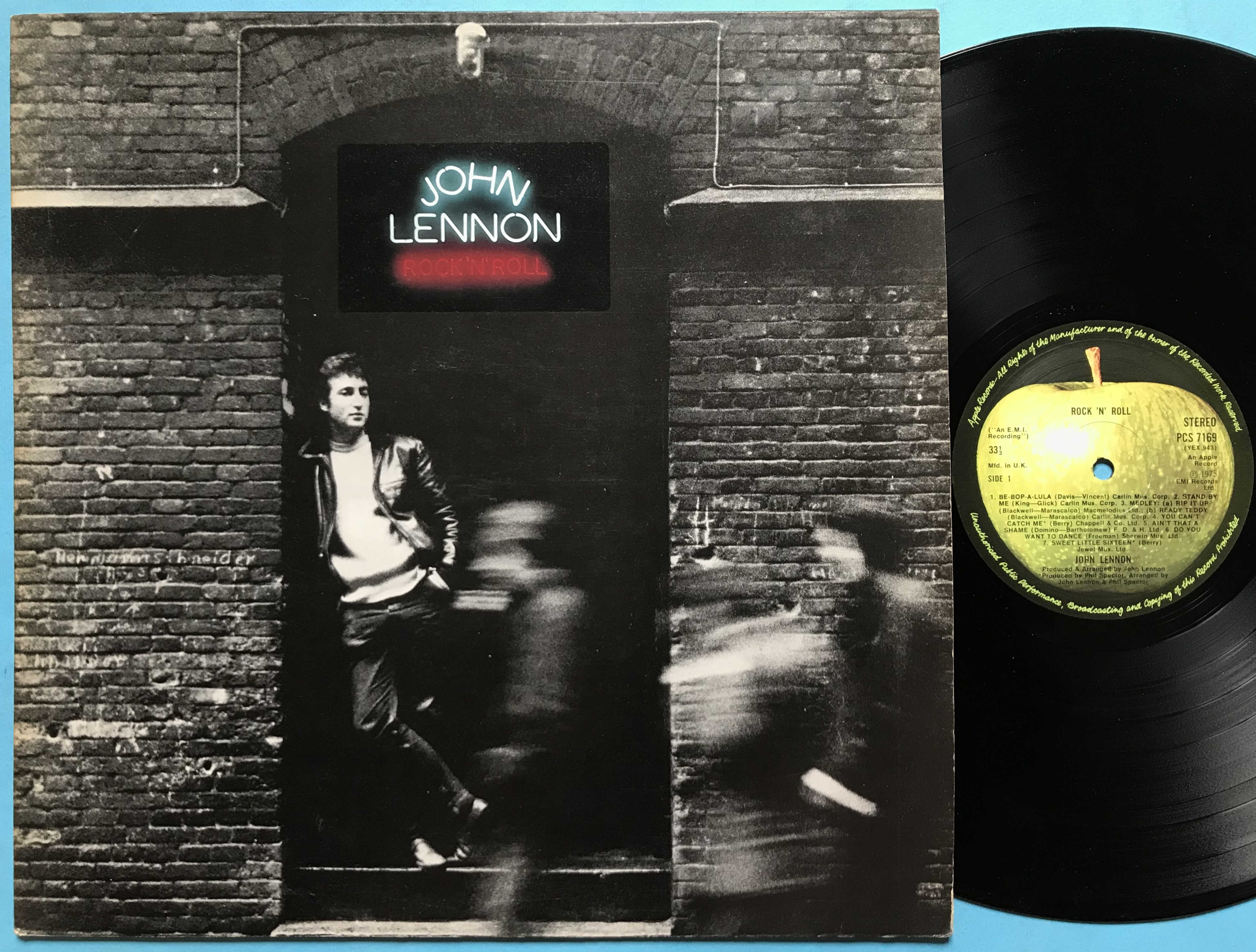 Nostalgipalatset JOHN LENNON Rock´n´roll UKorig LP 1975 Nostalgipalatset JOHN LENNON Rock´n´roll UKorig LP 1975