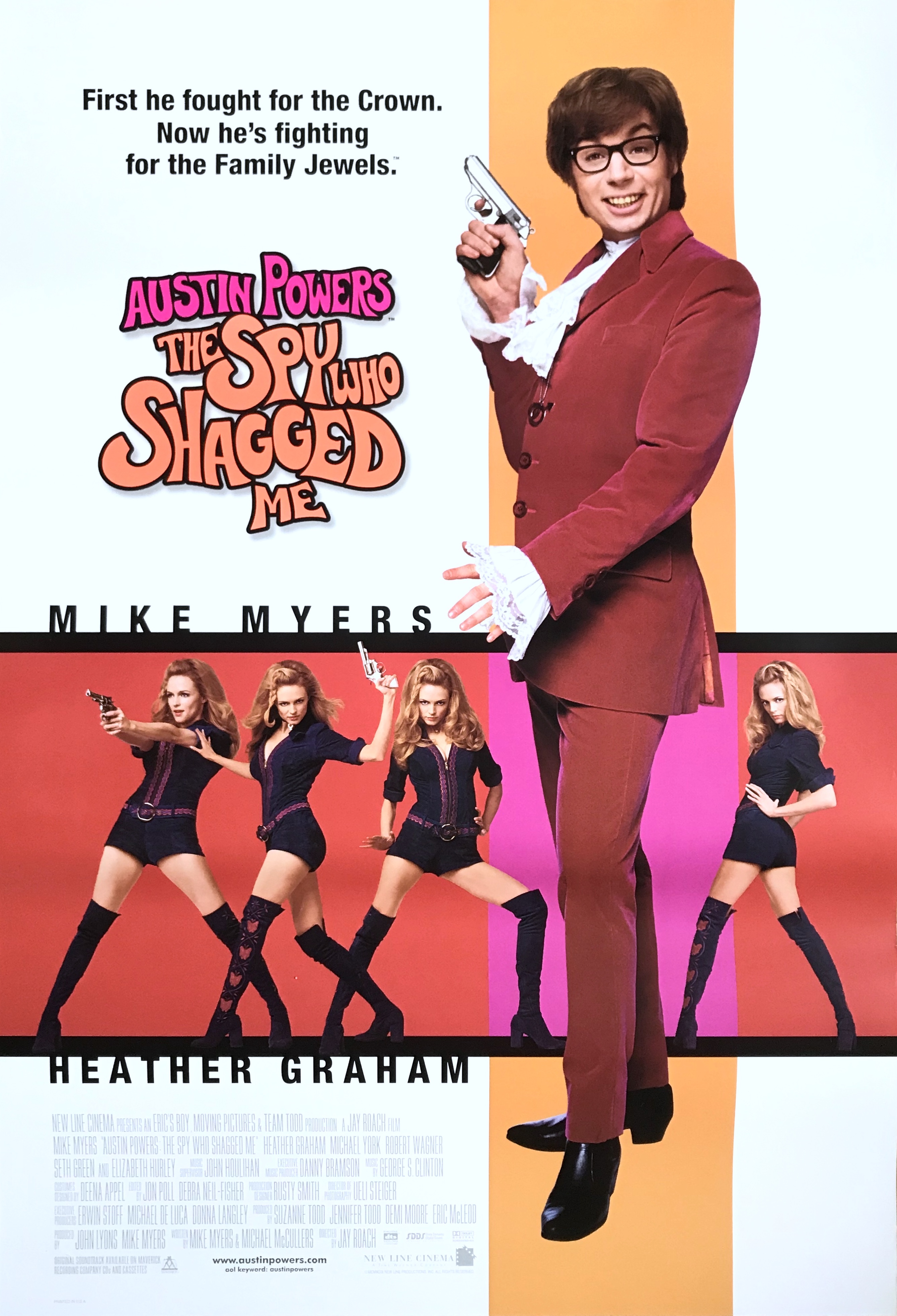 Nostalgipalatset - AUSTIN POWERS - THE SPY WHO SHAGGED ME (1999) - Cast Of The Spy Who Shagged Me