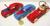 KEYSTONE PLASTIC CARS USA 1940s/50s 3 pcs