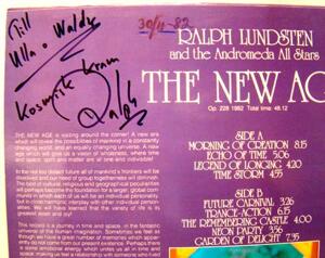 Autograf: Ralph Lundsten - The New Age / LP