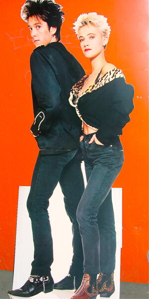 Pop Memorabilia - Roxette & Gyllene Tider - ROXETTE - KARTONGFIGUR ca 1993