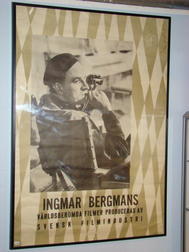 INGMAR BERGMAN orig. Reklamaffisch SF filmer 1959