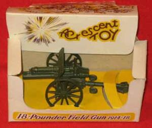 CRESCENT TOYS 18-POUNDS FÄLTKANON (1914-18) I ASK