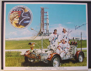 Autografer - Apollo 17, besättning - Autografer