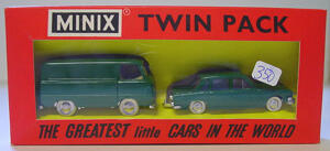 Ford Thames Van + Triumph 2000 - Triang Minix Twin Pack
