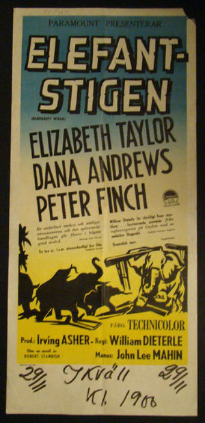 ELEFANTSTIGEN  (ELISABETH TAYLOR,DANA ANDREWS,PETER FINCH)