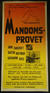 MANDOMSPROVET (DUSTIN HOFFMAN,ANNE BANCROFT,KATHRINE ROSS)