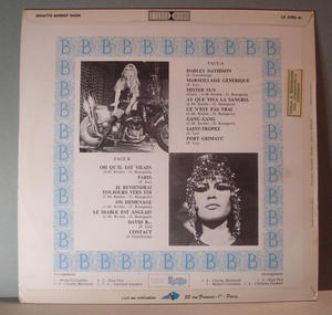 BRIGITTE BARDOT - Show - Fra 1960's RARE LP!