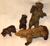 BEARS - Elastolin style, 4 pcs.