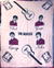 BEATLES - GIANT QUILT Witney blanket UK 1964 - RARE!